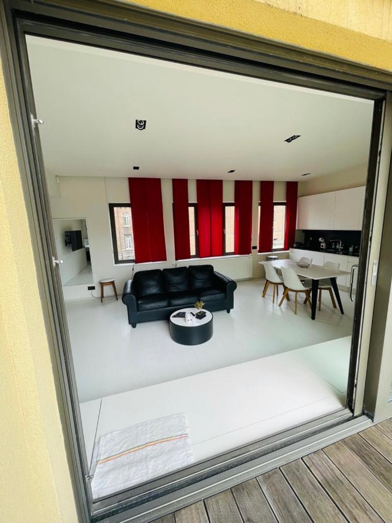 Ferienwohnung Down Town Penthouse With Private Parking Brüssel Exterior foto
